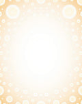 Subtle Warm Cream Bubble Pattern Rug