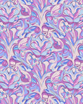 Artistic Floral Swirls Pattern Rug