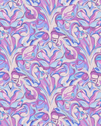 Artistic Floral Swirls Pattern Rug