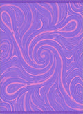 Purple Pink Swirl Pattern Rug