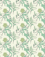 Art Nouveau Floral Vines Rug