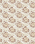 Brown Abstract Floral Pattern Design Rug