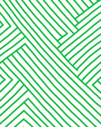Green Hand Drawn Linear Abstract Rug