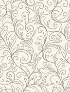 Elegant Swirl Floral Vine Pattern Rug