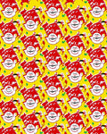 Cheery Red Cat Patterned Rug