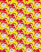 Cheery Red Cat Patterned Rug