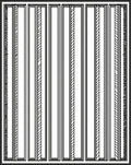 Minimalist Striped Geometric Pattern Rug