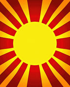 Radiant Sunburst Pattern Rug