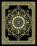 Mandala Style Floral Geometric Pattern Rug