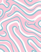 Retro Swirl Pattern Rug