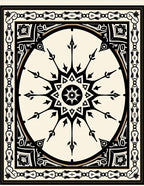 Mandala With Ornate Border Design Rug