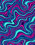 Vibrant Swirls Abstract Pattern Rug