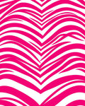 Bold Pink Zebra Stripes Rug