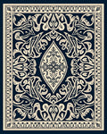 Ornate Botanical Patterned Rug