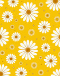 Bold Daisy Yellow Pattern Rug
