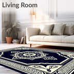 Intricate Floral Medallion Patterned Rug