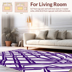 Abstract Geometric Diamond Pattern Rug