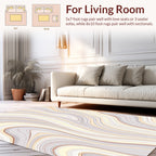 Soft Agate Swirl Pattern Rug