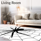 Spooky Spider Web Graphic Rug