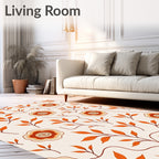 Autumn Leaf Bloom Pattern Rug