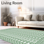 Intricate Geometric Patterned Design Rug