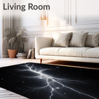 Cosmic Lightning Branch Pattern Rug