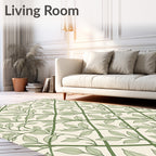 Nature Inspired Vine Lattice Design Rug