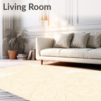 Cream Cloud Vine Style Rug