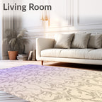 Abstract Gradient Swirl Pattern Rug
