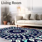 Mandala Lace Inspired Pattern Rug