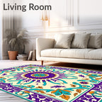 Mandala Floral Pattern Rug