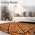 Geometric Abstract Design Rug