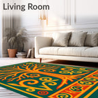 Vibrant Tree of Life Pattern Rug