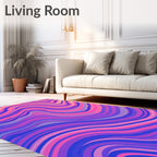 Vibrant Swirling Color Harmony Rug