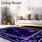 Celestial Starburst Geometric Pattern Rug