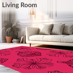 Ornate Floral and Geometric Pattern Rug