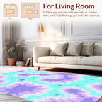 Radiant Psychedelic Starburst Pattern Rug