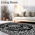 Intricate Classic Floral Mandala Design Rug