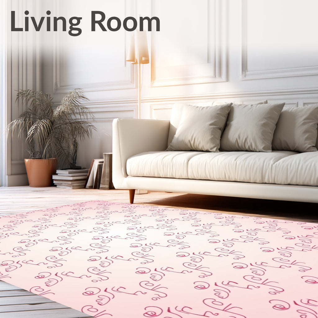 Delicate Figure Abstract Pattern Rug
