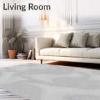 Abstract Swirls Pattern Rug