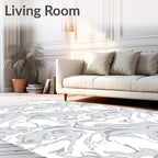 Abstract Swirls Pattern Rug