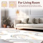 Abstract Swirl Ribbon Pattern Design Rug