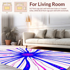 Vibrant Energy Burst Design Rug
