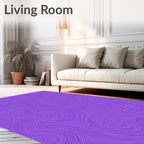 Abstract Swirl Pattern Design Rug