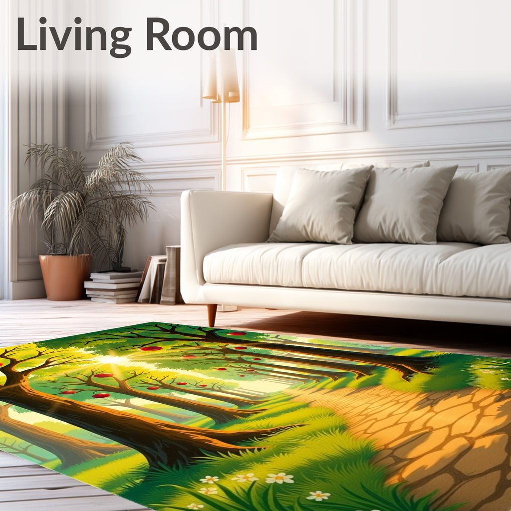 Apple Orchard Path Design Rug