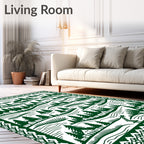 Forest Village Landscape Pattern Rug