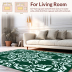 Ornate Floral Medallion Pattern Rug