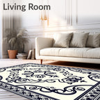 Classic Orante Floral Bordered Rug