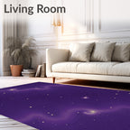 Cosmic Swirls Starfield Design Rug