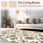 Delicate Daisy Vine Pattern Rug